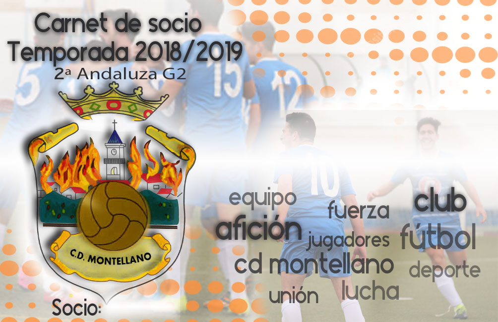 Carnet Socio cd montellano 18/19